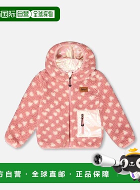 自营deux par deuxReversible Mid-Season Sherpa Jacket Pink He