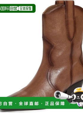 自营Free People Women's Cat Nap Cowboy Boot, Saddle Leather