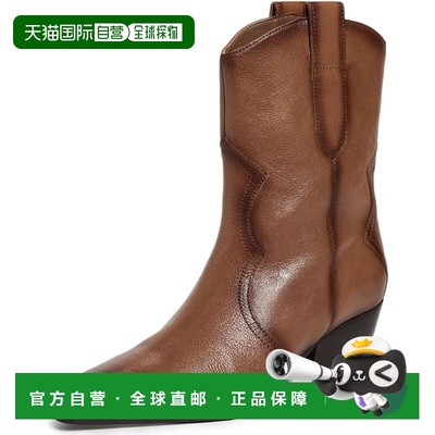 自营Free People Women's Cat Nap Cowboy Boot, Saddle Leather