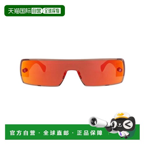 自营alaiaShield-Frame金属太阳眼镜-红色 美国奥莱直发