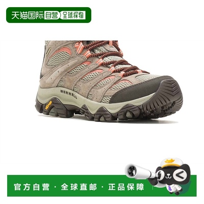 自营merrell女式Moab 3中防水运动鞋，采用蹦极绳 美国奥莱直发
