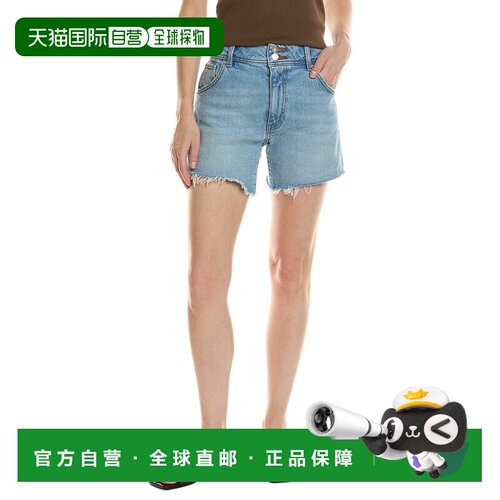 自营hudson jeansHUDSON牛仔裤Devon Rush短-蓝色 美国奥莱直发