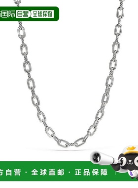 美国直邮David Yurman 通用 钻石设计纯银项链珠宝戒指链条
