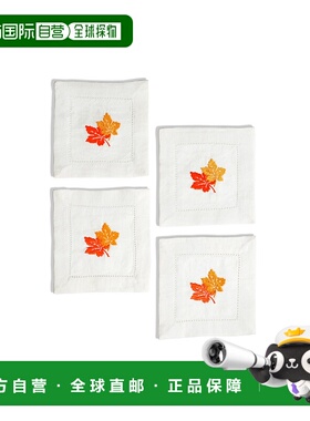 自营 tiramisu嘉禾鸡尾酒餐巾纸-橙黄色 美国奥莱直发