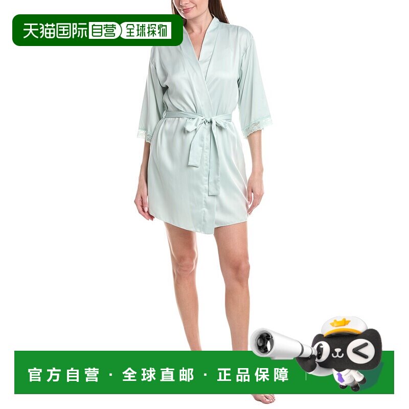 自营Flora Nikrooz 3pc实心魅力包裹和实心魅力Cami套装-绿色 美