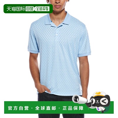 自营Robert Graham Elias 2针织POLO衫-蓝色 美国奥莱直发男装