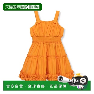 Habitual orange Ruched Dress 美国奥莱直发 Woven 自营