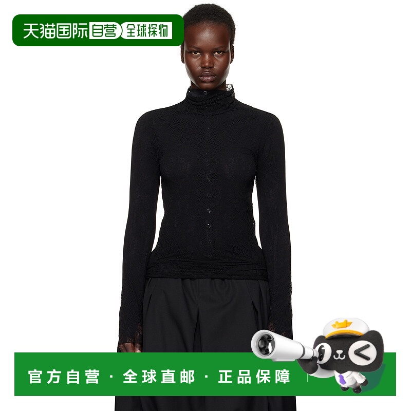 1h可退 香港直邮潮奢 Yohji Yamamoto 山本耀司 女士 黑色 Stretc