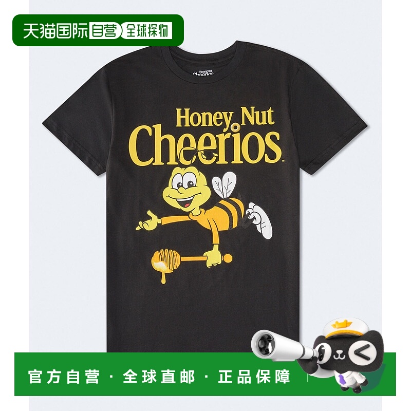 自营Aeropostale Honey Nut Cheerios Relaxed Graphic Tee - bla