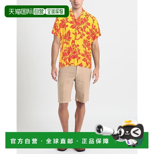 1h可退 【美国直邮】ERL 男士衬衫短袖 时尚舒适百搭休闲修身 男