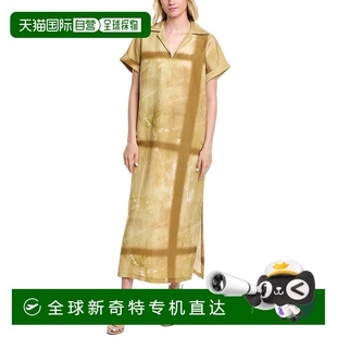 york拉斐特148纽约丝绸亚麻混纺波波连衣 自营 lafayette 148 new