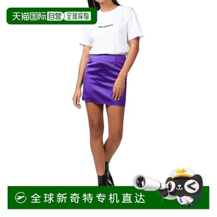 自营 美国奥莱直发 georgia alice紫色动力迷你裙