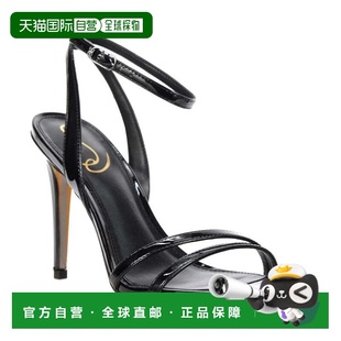 自营Sam Edelman Gemmie Sandals Black Ankle Strap Stiletto He