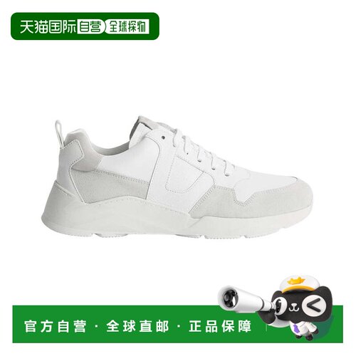 自营Reiss Shelton Leather Runner Sneaker - white 美国奥莱直