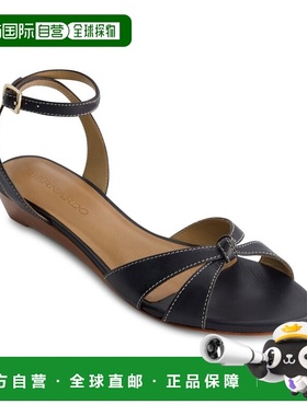 自营Bernardo Garcel Leather Sandal - navy 美国奥莱直发