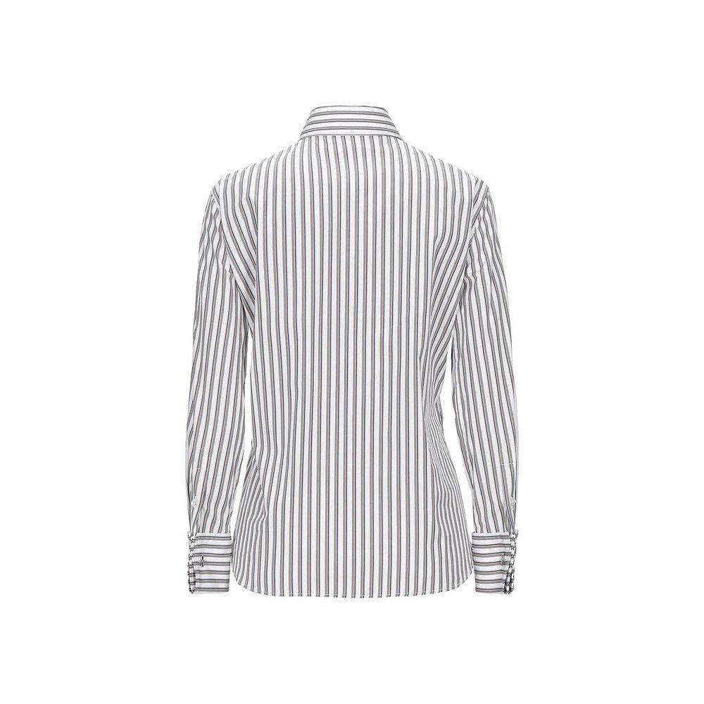 【美国直邮】salvatore ferragamo 女士 衬衫条纹长袖菲拉格慕