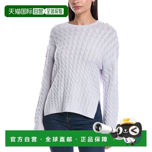 自营 Theory Karina羊毛和羊绒混纺毛衣-灰色 美国奥莱直发开衫