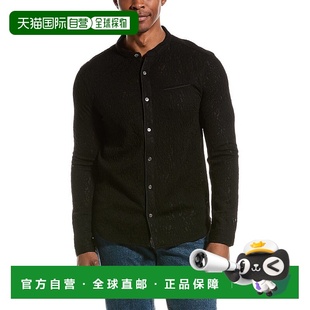 常规版 Glenn 型羊毛混纺衬衫 黑色 John 美国奥莱 Varvatos