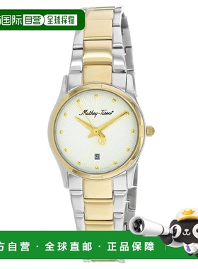自营Mathey Tissot Women's Classic Gold Dial Watch - gold 美