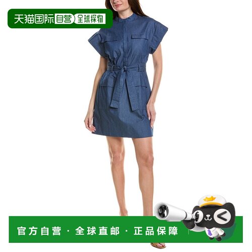 自营tyler boe Wendy Shirtdress - navy 美国奥莱直发连衣裙