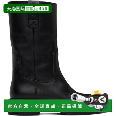 1h可退 香港直邮潮奢 miista 女士 棕色 Aron 中筒靴 E83406