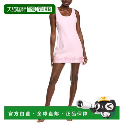 自营Endless Rose Sequin Mixed Media Mini Dress - pink 美国奥