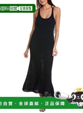 自营 3.1 Phillip Lim U 领连衣裙 - 黑色 美国奥莱直发长裙