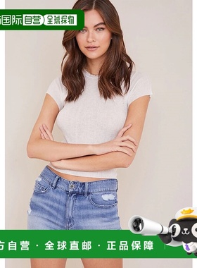 自营Bella Dahl Saylor Vintage Cut-Off Shorts Women's Blue De