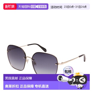 Lorena Square Sunglasses 美国奥莱 自营Fossil black Women