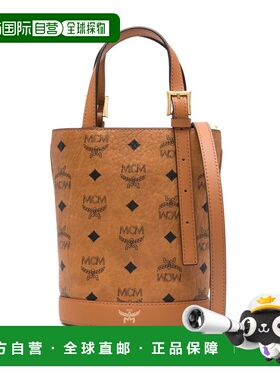 自营 MCM 女士斜挎包 MWTEATA01CO AW2025 棕色 Aren Bucket bag