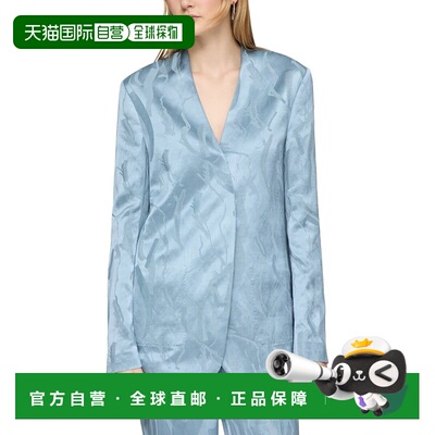 自营Lafayette 148 New York Cardigan Jacket - blue 美国奥莱直