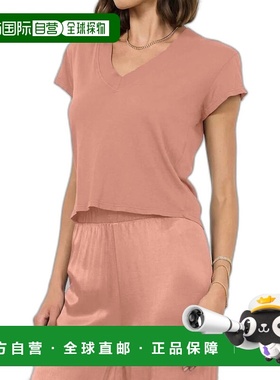 1h可退 【美国直邮】lamade 女士 衬衫短袖正品时尚柔软舒适百搭