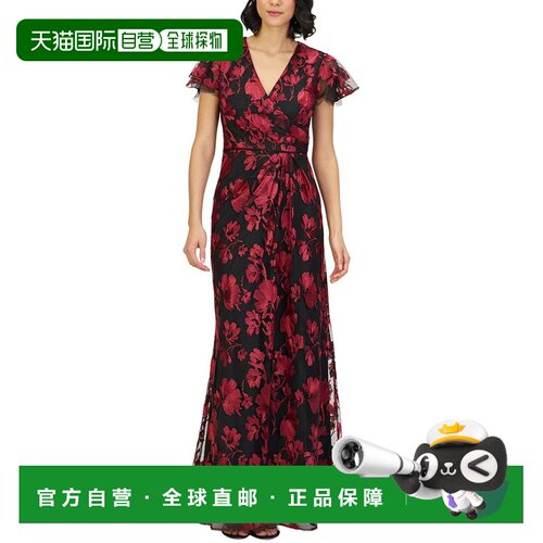 美国直邮自营js collections 女士 连衣裙 美国奥莱直发长裙