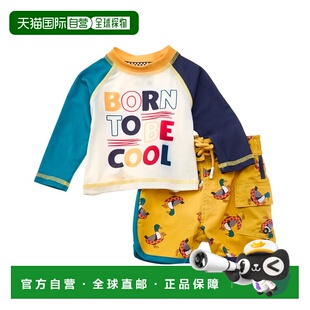 自营Sovereign Trunk Set Top Swim Rashguard 2pc Code Cruise