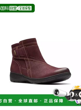 1h可退 【美国直邮】Clarks 女鞋 Carleigh风格靴子 时装靴 黑色