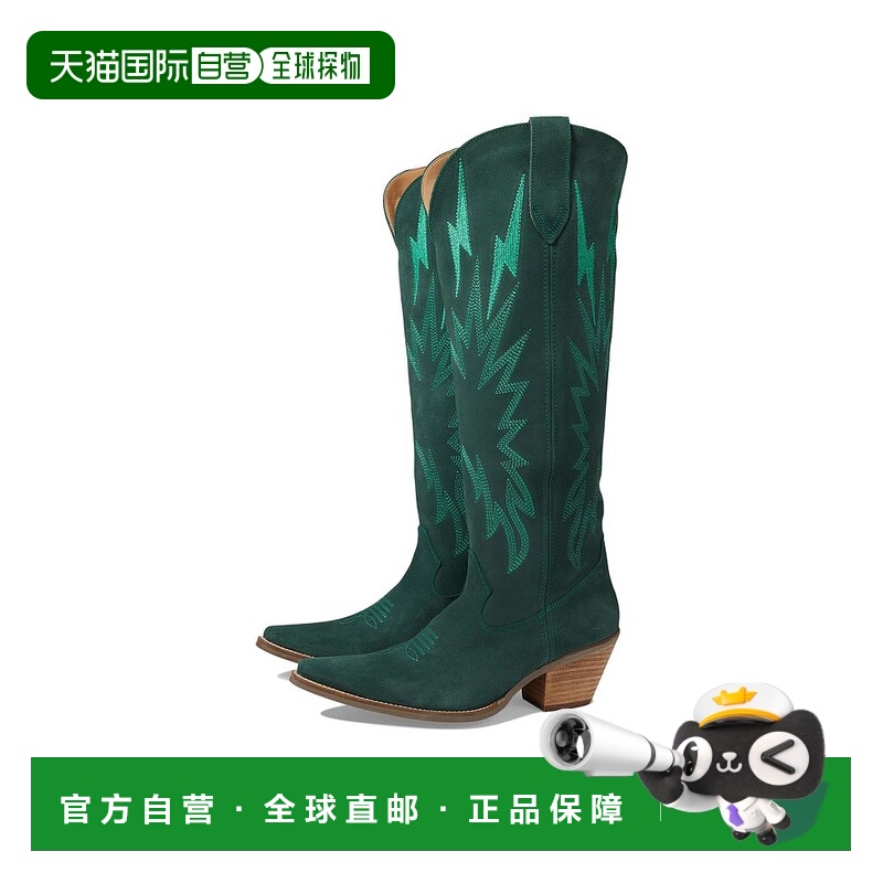 1h可退 【美国直邮】Dingo Thunder Road 女士及膝西部靴 时尚舒