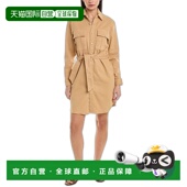 Denim 美国奥莱 The 迷你衬衫 MOTHER 棕色 Cadet 裙 直发