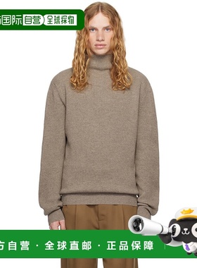 1h可退 香港直邮潮奢 The Row 男士 灰褐色 Daniel 毛衣 52F377