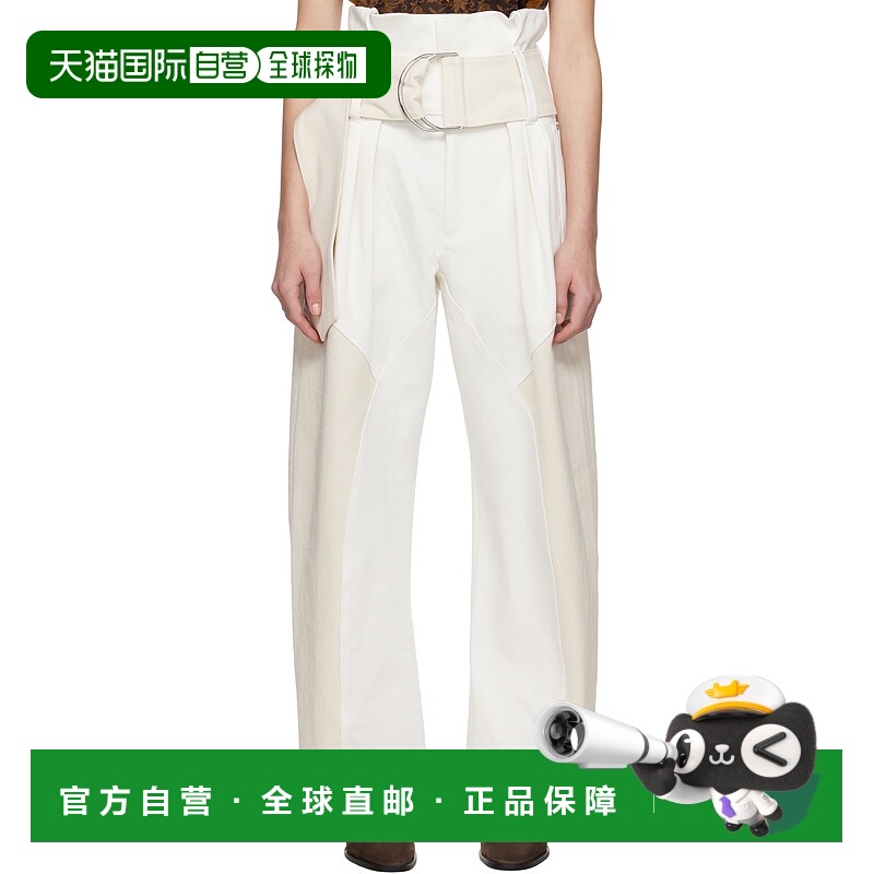 1h可退 香港直邮潮奢 J.W. Anderson 女士 灰白色 Gathered D-Rin