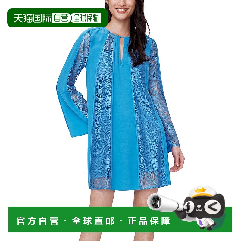 自营 Diane von Furstenberg Anais 连衣裙 - 蓝色 美国奥莱直发