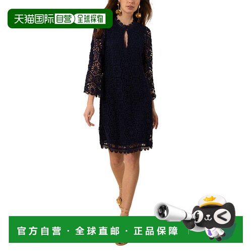 自营Hale Bob Amirah Midi Dress - blue 美国奥莱直发连衣裙