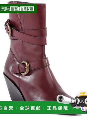 自营 seychelles塞舌尔Speak Up皮靴-红色 美国奥莱直发短靴女靴