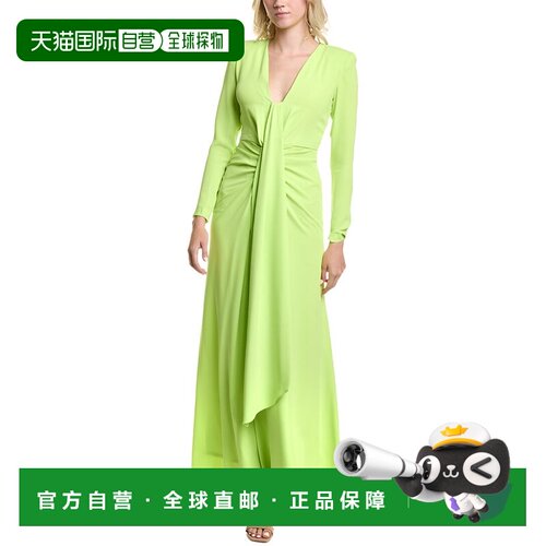 自营Carla Ruiz Maxi Dress - green 美国奥莱直发