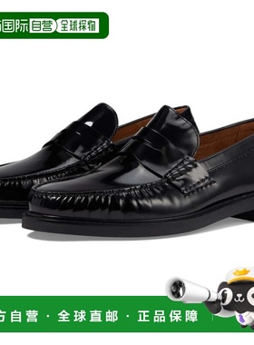 自营Men's Cole Haan Pinch Prep Penny Loafers Black Leather M