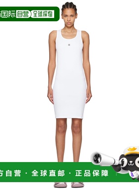 1h可退 香港直邮潮奢 Givenchy 纪梵希 女士 白色 4G 连衣裙 BW21