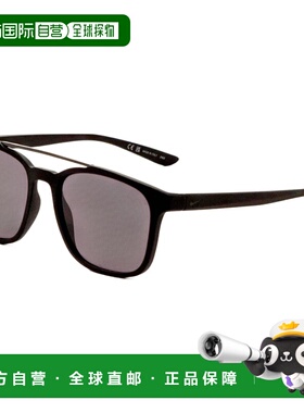自营Nike Unisex 54 mm Black Sunglasses - matte black 美国奥