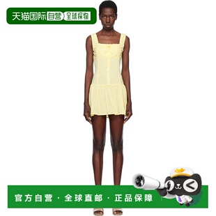 1h可退 香港直邮潮奢 Frankies Bikinis 女士 黄色 Christa 连衣