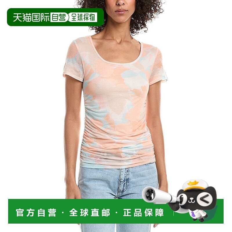 自营Splendid Cheyla Scoop Neck T-Shirt - orange 美国奥莱直发