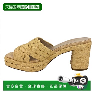 自營pelle Camren厚底高跟天然拉菲 天然拉菲 美國奧萊直 moda女式