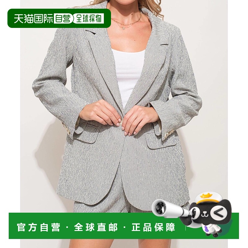 自营 and the whyGonna Love You黑色/白色运动夹克 美国奥莱直发